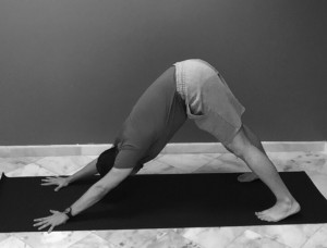 adho mukha shvanasana 1