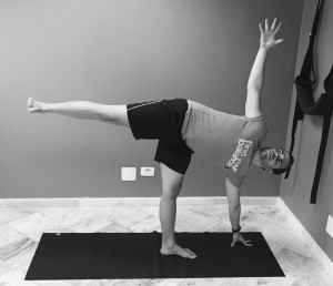 ardha chandrasana 2