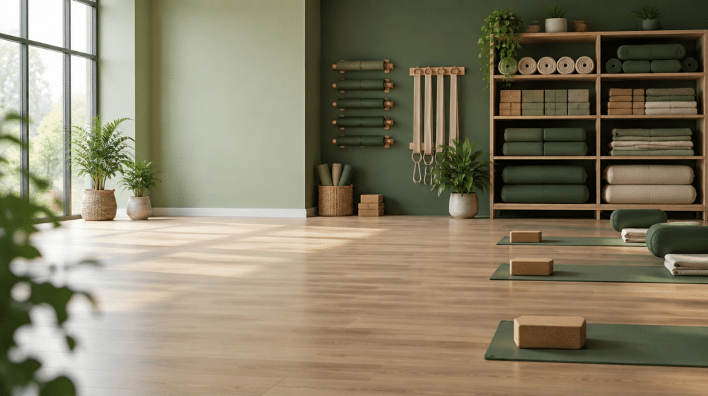 Photorealistic interior of a serene spa 1